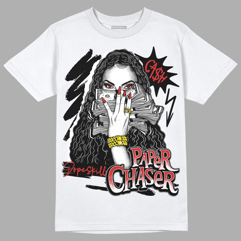 Jordan 1 High OG “Black/White” DopeSkill T-Shirt NPC Graphic Streetwear - White 