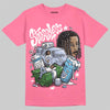 Jordan 3 GS “Cobalt Bliss” DopeSkill T-Shirt Stressless Graphic Streetwear - Safety Pink