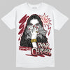 Jordan 4 “Sierra Red" DopeSkill T-Shirt NPC Graphic Streetwear - White