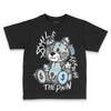 Jordan 4 Retro GS “Blue Chill” DopeSkill Toddler Kids T-shirt Smile Through The Pain Graphic Streetwear - black