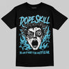 Jordan 11 Retro Gamma Blue (2025) DopeSkill T-Shirt Root of Evil Graphic Streetwear - Black