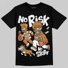 Jordan 14 Golf "US Open" DopeSkill T-Shirt No Risk No Story Graphic Streetwear - Black