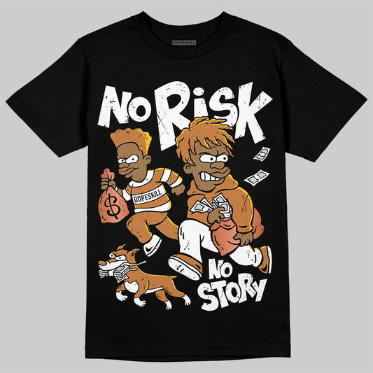 Jordan 14 Golf "US Open" DopeSkill T-Shirt No Risk No Story Graphic Streetwear - Black