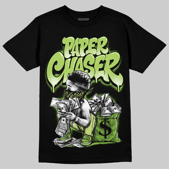 Air Max 95 Big Bubble Neon Yellow DopeSkill T-Shirt Paper Chaser Boy Graphic Streetwear - Black