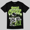 Air Max 95 Big Bubble Neon Yellow DopeSkill T-Shirt Paper Chaser Boy Graphic Streetwear - Black