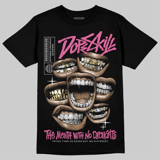 Asics Gel-Kayano 14 ‘Cream Sweet Pink’ DopeSkill T-Shirt The Mouth With No Droughts Graphic Streetwear - Black