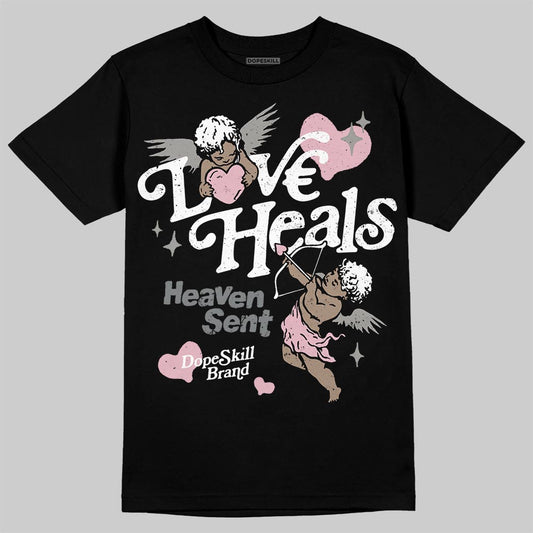 Air Max 95 OG “Pink Foam” DopeSkill T-Shirt New Love Heals Graphic Streetwear - Black