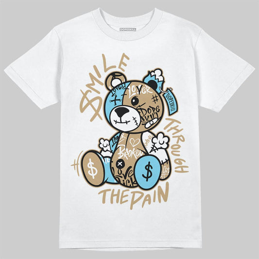Jordan 11 City Pack “H-Town” DopeSkill T-Shirt Smile Through The Pain Graphic Streetwear - White 