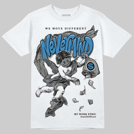 Jordan 9 Cool Grey DopeSkill T-Shirt Nevermind Graphic Streetwear - White