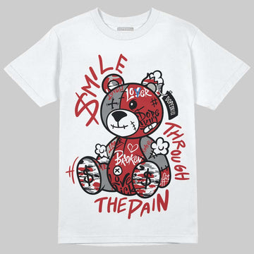 Jordan 8 Retro Bugs Bunny (2025) DopeSkill T-Shirt Smile Through The Pain Graphic Streetwear - White
