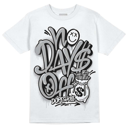 Jordan 1 Low OG “Shadow” DopeSkill T-Shirt No Days Off Graphic Streetwear - White