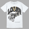 Jordan 3 “Off Noir” DopeSkill T-Shirt Loser Lover Graphic Streetwear - White