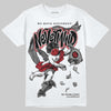 Jordan 14 Retro ‘Black Toe’ DopeSkill T-Shirt Nevermind Graphic Streetwear - White