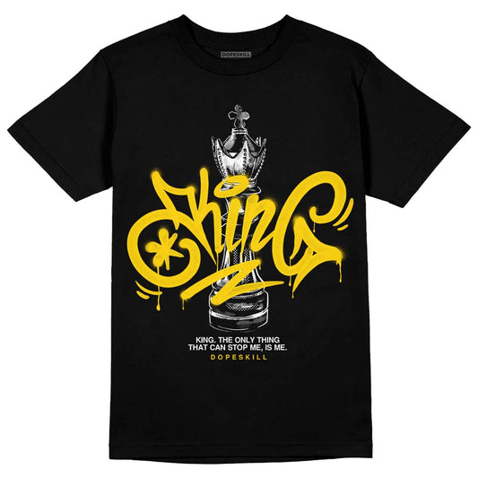 Jordan 6 “Yellow Ochre” DopeSkill T-Shirt King Chess Graphic Streetwear - Black