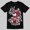 Jordan 8 Retro Bugs Bunny (2025) DopeSkill T-Shirt Smile Through The Pain Graphic Streetwear - Black