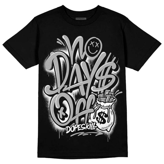 Jordan 1 Low OG “Shadow” DopeSkill T-Shirt No Days Off Graphic Streetwear - Black
