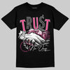 Asics Gel-1130 Pink Glo/ Black DopeSkill T-Shirt Trust No One Graphic Streetwear - Black