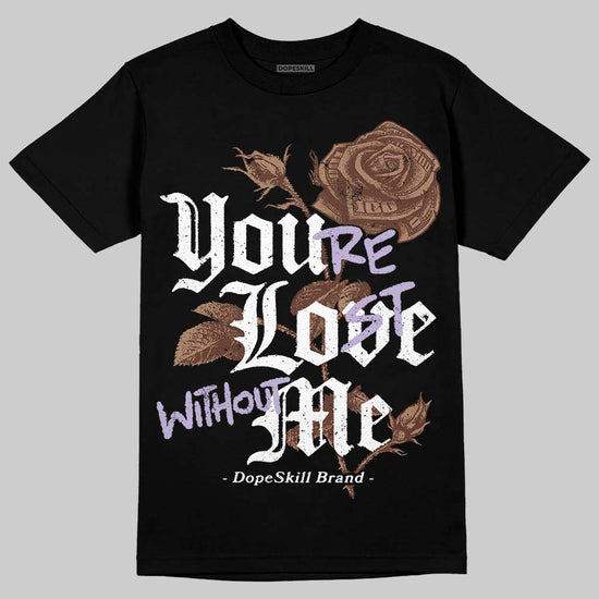 Harris Tweed x Wmns Dunk Low 'Sesame' DopeSkill T-Shirt You’re Lost Without Me Graphic Streetwear - Black