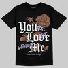Harris Tweed x Wmns Dunk Low 'Sesame' DopeSkill T-Shirt You’re Lost Without Me Graphic Streetwear - Black