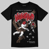 Jordan 9 'Olive' DopeSkill T-Shirt Nevermind Graphic Streetwear - Black