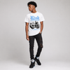 Black University Blue 5s DopeSkill T-Shirt Risk Is Better Than Regret Graphic
