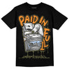 Jordan 5 "Olive" DopeSkill T-Shirt Paid In Full Graphic Streetwear - Black