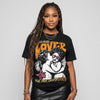 Max 95 'University Gold' DopeSkill Oversize Print T-Shirt Real Ones Choose Loyalty Graphic