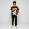Max 95 'University Gold' DopeSkill Oversize Print T-Shirt Real Ones Choose Loyalty Graphic