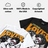 Max 95 'University Gold' DopeSkill Oversize Print T-Shirt Real Ones Choose Loyalty Graphic