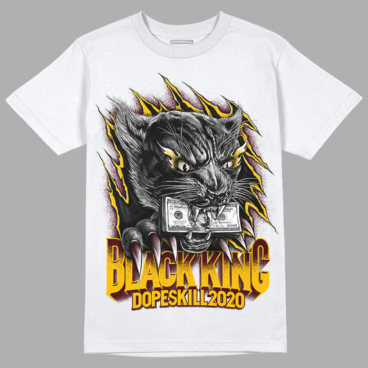 Dunk Yellow Bordeaux DopeSkill T-Shirt Black King Graphic Streetwear - White
