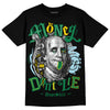 Jordan 5 “Lucky Green” DopeSkill T-Shirt Money Don't Lie Graphic Streetwear - Black