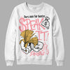 Jordan 3 GS “Red Stardust” DopeSkill Sweatshirt Speak It Graphic Streetwear - White 