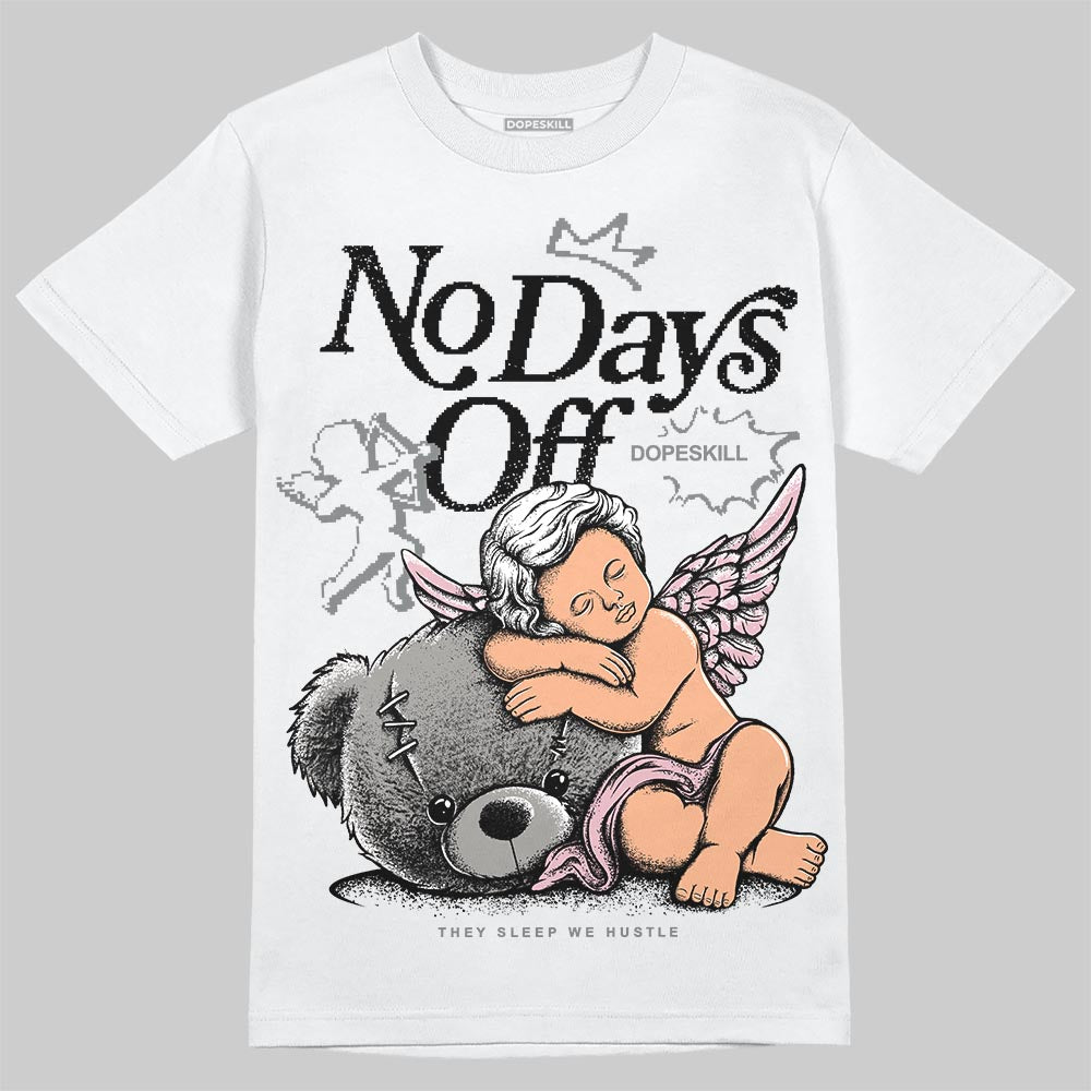 Air Max 95 OG “Pink Foam” DopeSkill T-Shirt New No Days Off Graphic Streetwear - White