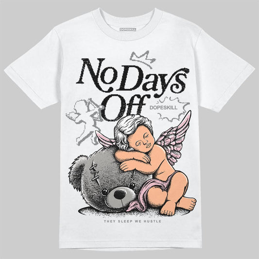 Air Max 95 OG “Pink Foam” DopeSkill T-Shirt New No Days Off Graphic Streetwear - White