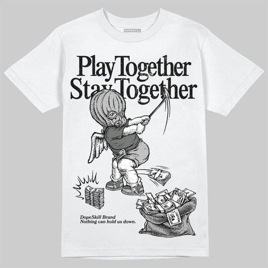 New Balance 2002R ‘Steel Orca’ DopeSkill T-Shirt Play together, Stay together Graphic Streetwear - White