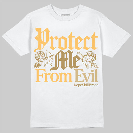 Jordan 6 “Pearl” DopeSkill T-Shirt Protect Me From Evil Graphic Streetwear - White