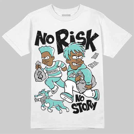 Jordan 11 Low "Igloo" DopeSkill T-Shirt No Risk No Story Graphic Streetwear - White
