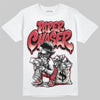 Jordan 4 “Sierra Red" DopeSkill T-Shirt Paper Chaser Boy Graphic Streetwear - White