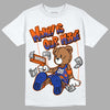 Dunk Low Futura Orange Blaze DopeSkill T-Shirt Money Is Our Motive Bear Graphic Streetwear - White