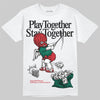 Jordan 5 ‘El Grito’ DopeSkill T-Shirt Play together, Stay together Graphic Streetwear - White