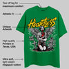 Lucky Green 5s DopeSkill Green T-shirt Heartless Graphic