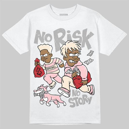 ASICS Gel-Nimbus 10.1 Strawberry DopeSkill T-Shirt No Risk No Story Graphic Streetwear - White