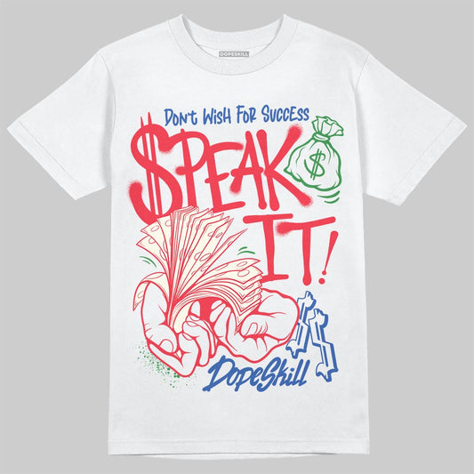 Jordan 11 City Pack “285” Atlanta DopeSkill T-Shirt Speak It Graphic Streetwear - White