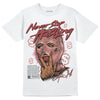 Jordan 13 “Dune Red” DopeSkill T-Shirt Never Stop Hustling Graphic Streetwear - WHite 