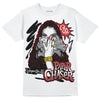 Jordan 12 “Red Taxi” DopeSkill T-Shirt NPC Graphic Streetwear - White