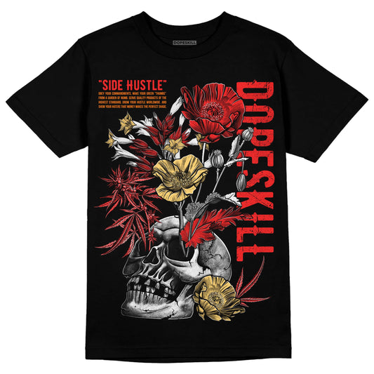 Jordan 5 "Dunk On Mars" DopeSkill T-Shirt Side Hustle Graphic Streetwear - Black