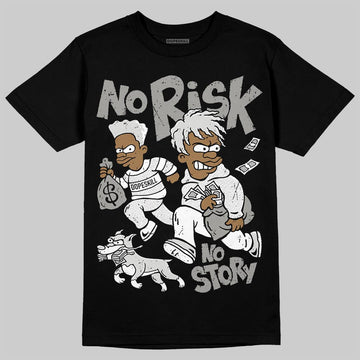 Jordan 3 Retro Pure Money DopeSkill T-Shirt No Risk No Story Graphic Streetwear - Black