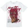 Jordan 1 Retro High '85 OG Metallic Burgundy DopeSkill T-Shirt Never Stop Hustling Graphic Streetwear - WHite