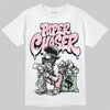 Jordan 4 Retro Valentine's Day (2026) (GS) DopeSkill T-Shirt Paper Chaser Boy Graphic Streetwear - White