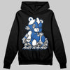 Jordan 12 “Blueberry” DopeSkill Hoodie Sweatshirt MOMM Bear Graphic Streetwear - Black